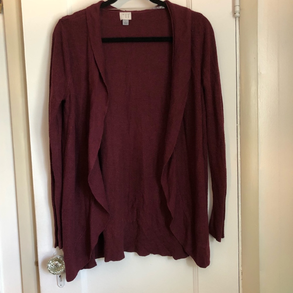 Donated Burgundy Soft Sweater SzL ANewDay brand